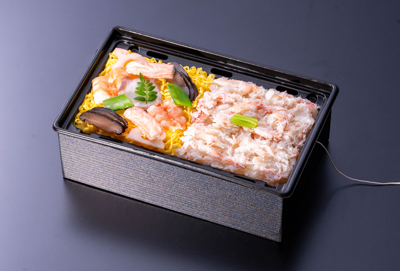 【蟹寿司弁当】の画像